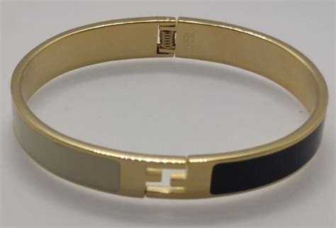 The fendista bracelet Fendi Gold in Steel 